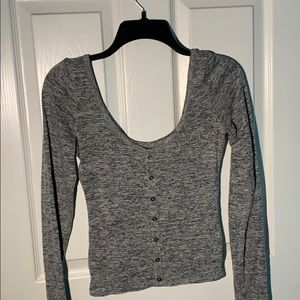 grey hollister long sleeve